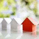 Searching for real estate property, house or new home