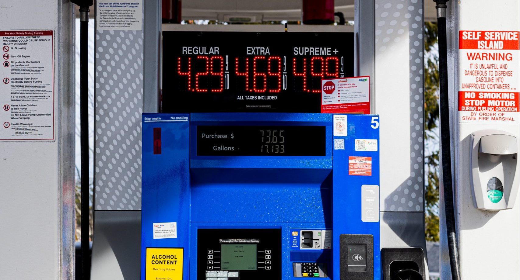 Gas prices rising