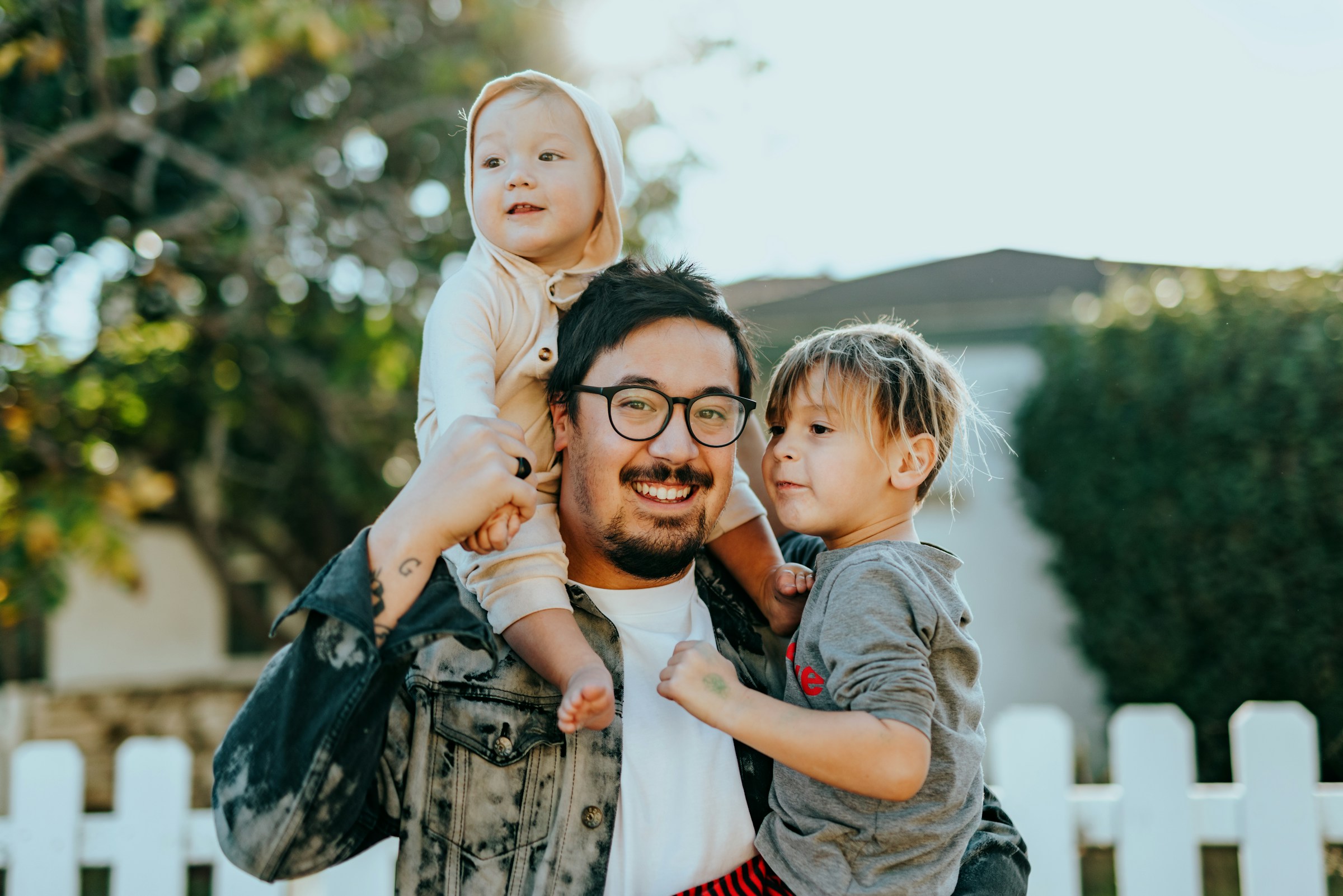 Father with their Children